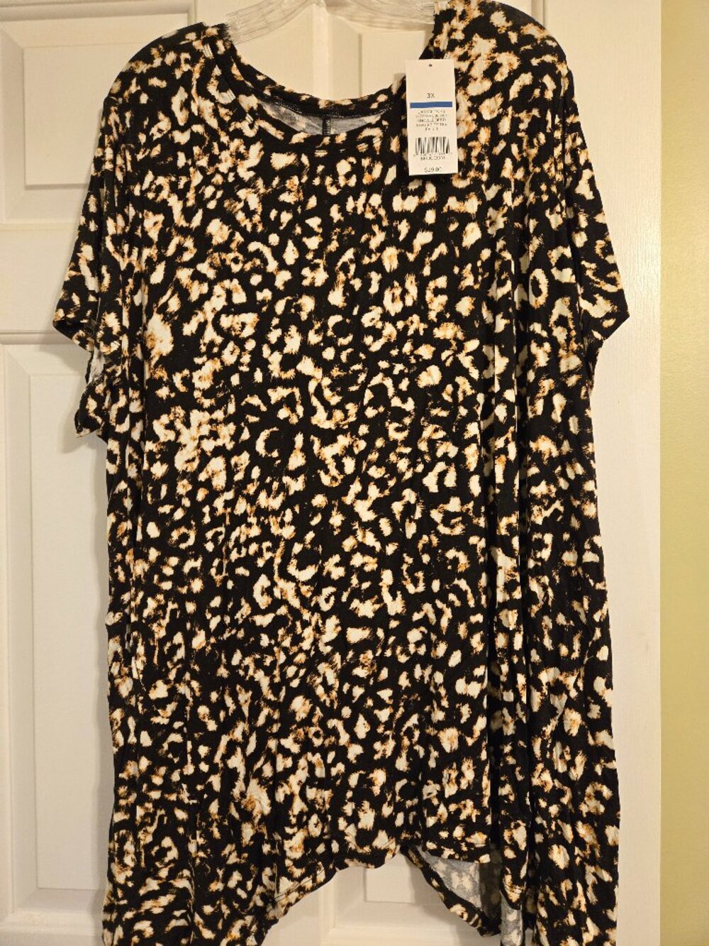 New Directions animal print tunic 3X